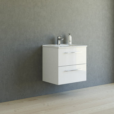 Dansani Mido møbelpakke 61 cm 2 sk hvid hgl - 1
