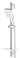 GROHE Rainshower SmartActive 130 Cube brusestangsæt m/sæbeskål 600 mm 3-sprays Moon White - 3
