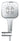 GROHE Rainshower SmartActive 130 Cube vægholdersæt 3-sprays krom - 2
