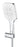 GROHE Rainshower SmartActive 130 Cube vægholdersæt 3-sprays Moon White - 3