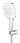 GROHE Rainshower SmartActive 130 Cube vægholdersæt 3-sprays Moon White - 3