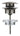 GROHE Push-up bundventil børstet hard graphite - 2