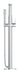 GROHE Lineare New badekararmatur fritstående gulvmontage krom - 5