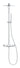 GROHE Euphoria SmartControl 310 Cube Duo brusesystem med termostat til væg Moon White - 5