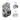 Modular Plug Kat. 5E STP Pass-Through Min/Max- leder isolation dia. Ø0,96/1,02 mm - 3