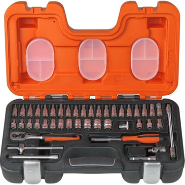 Bahco topnøglesæt 1/4" 46 dele 4-13mm - 1