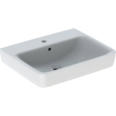 Geberit Renova Plan håndvask 600 x 480 x 185 mm hvid porcelæn - 1