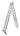 Kombistige aluminium 2-delt 2x8 trin 4,00 m - 1