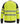 Snickers Hi-Vis sweatshirt kl. 2 str XS gul/sort - 3
