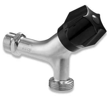 Frese  1/2" x 3/4" aftapventil med nippel og kontra - 1