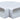Vertikal bøjning 90° til flad kanal 75x150 mm Hvid PVC - 1