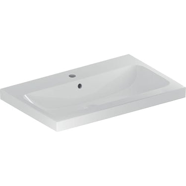 Geberit iCon Light håndvask t/møbel 750 x 480 mm hvid porcelæn - 1