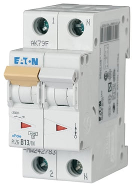 Automatsikring 13A 1P+N C 2M 6KA - 1