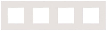 Ramme 4-modul Pure white steel - 1