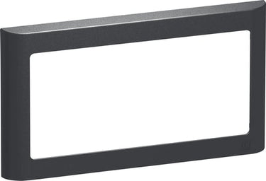 LK FUGA SOFT designramme for 2-modul indsats vandret koksgrå - 1