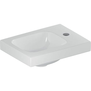 Geberit iCon Light håndvask t/møbel 380 x 280 mm hvid porcelæn KeraTect - 1