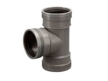 Wafix PLUS PP grenrør 88,5° Ø75 x Ø50 mm grå - 1