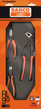 Bahco fit&go tangsæt sidebide- spids- og vandpumpe-tang - 1