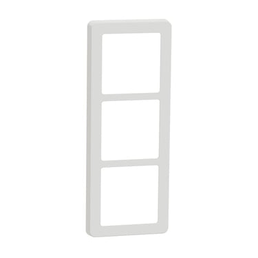 FUGA Base 63 designramme 3x1 modul hvid - 1