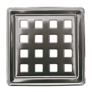 Ramme/rist 100X100/80X80/10 mm rustfri - 1