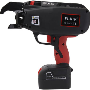 Flair 14,4V bindemaskine FL-40RT/2 m/2x4,0Ah batterier lader kuffert og 2 ruller tråd - 1