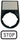M22S-ST-X88 -  skilt+holder sort "0 I" - 1