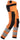 Snickers High-viz stretch buks m. hylsterlommer kl.2 6243 orange/sort str. 62 - 3