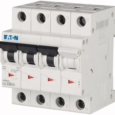 Automatsikring 50A 3P+N C FAZ-C50/3N - 1
