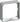 FUGA ramme Baseline 50 1 modul 14 mm høj stålmetallic - 1