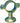 Unite zink rørbærer 30 mm x 1 1/2" med vægflange - 1