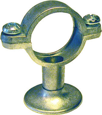 Unite zink rørbærer 30 mm x  1/2" med vægflange - 1