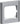 FUGA ramme Softline 68 1 modul stålmetallic - 1
