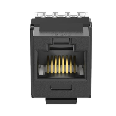 Modular jack Kat.6a UTP NetKey sort pk. 25 stk - 1