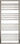 KRISS Venus håndklæderadiator 1175x500mm pol rf stål - 1