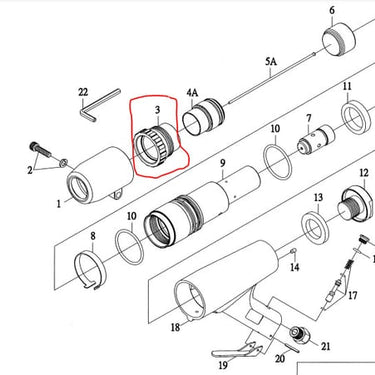 Lock ring f/Flex 28 - 1
