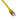 Patchkabel Cat.6A S/FTP 28AWG 0,5m Gul LSZH kappe med helstøbte tyller i begge ender - 1