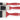 Vikan Penselsæt 25-40-60mm flade 270mm rød - 1