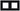 Ramme 2-modul Pure black steel - 1