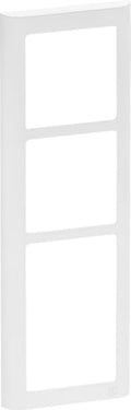 LK FUGA antibakteriel SOFT designramme 3,5 modul hvid - 1