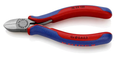 Knipex Skævbider 125 mm uden facet og åbningsfjeder - 1