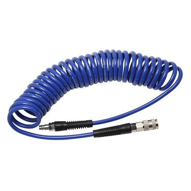 PU slange 6,5mm x 10m med kobling og nippel - 1