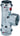 Prestabo XL T-stykke 76,1 x 3/4" x 76,1 mm forzinket stål - 1