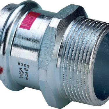 Prestabo overgang 18 x  1/2" muffe/nippel forzinket stål - 1
