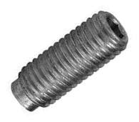 M12X12 ISO 4028/DIN 915 A2 pinol skrue med indvendig 6-kant og tap - 1