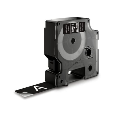 DYMO D1 tape hvid/sort 19mmx7m - 1