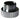 Unite overgangsstykke 3/4" x  1/2" krom - 1