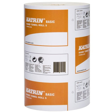 Katrin Basic S Aftørring uden hylse 1 karton = 12 ruller - 1