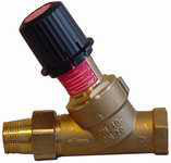 Danfoss AVDO 15 overstrømsregulator ligeløb 1/2 muffe/nippel - 1