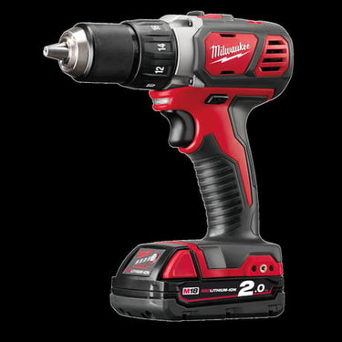 18V Bore/skruemaskine Kompakt Bdd-202c /inkl.2x2,0AH lader og kuffert - 1