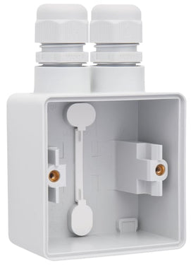 Underlag 1-modul 2x M20 IP55 grå - 1